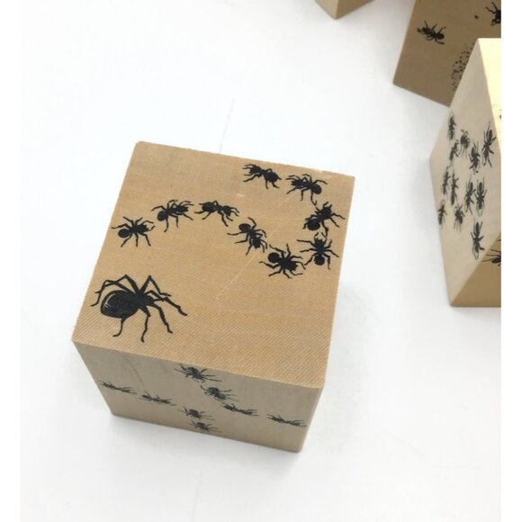 ANTICS Wooden Ant Tracks Army Blocks Full Set 16 Uncle Goose Toys Discontinued - Picture 4 of 7